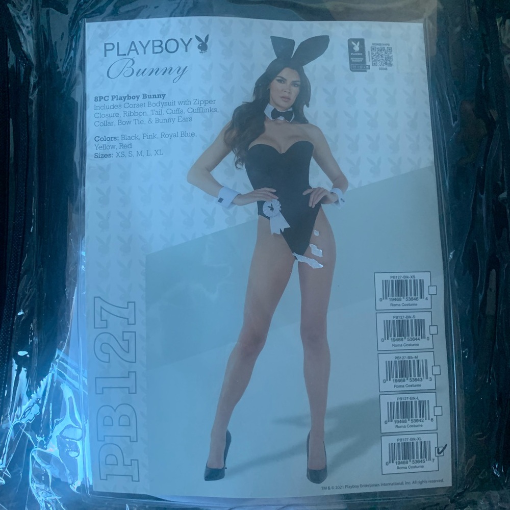 Brand new XL playboy bunny costume